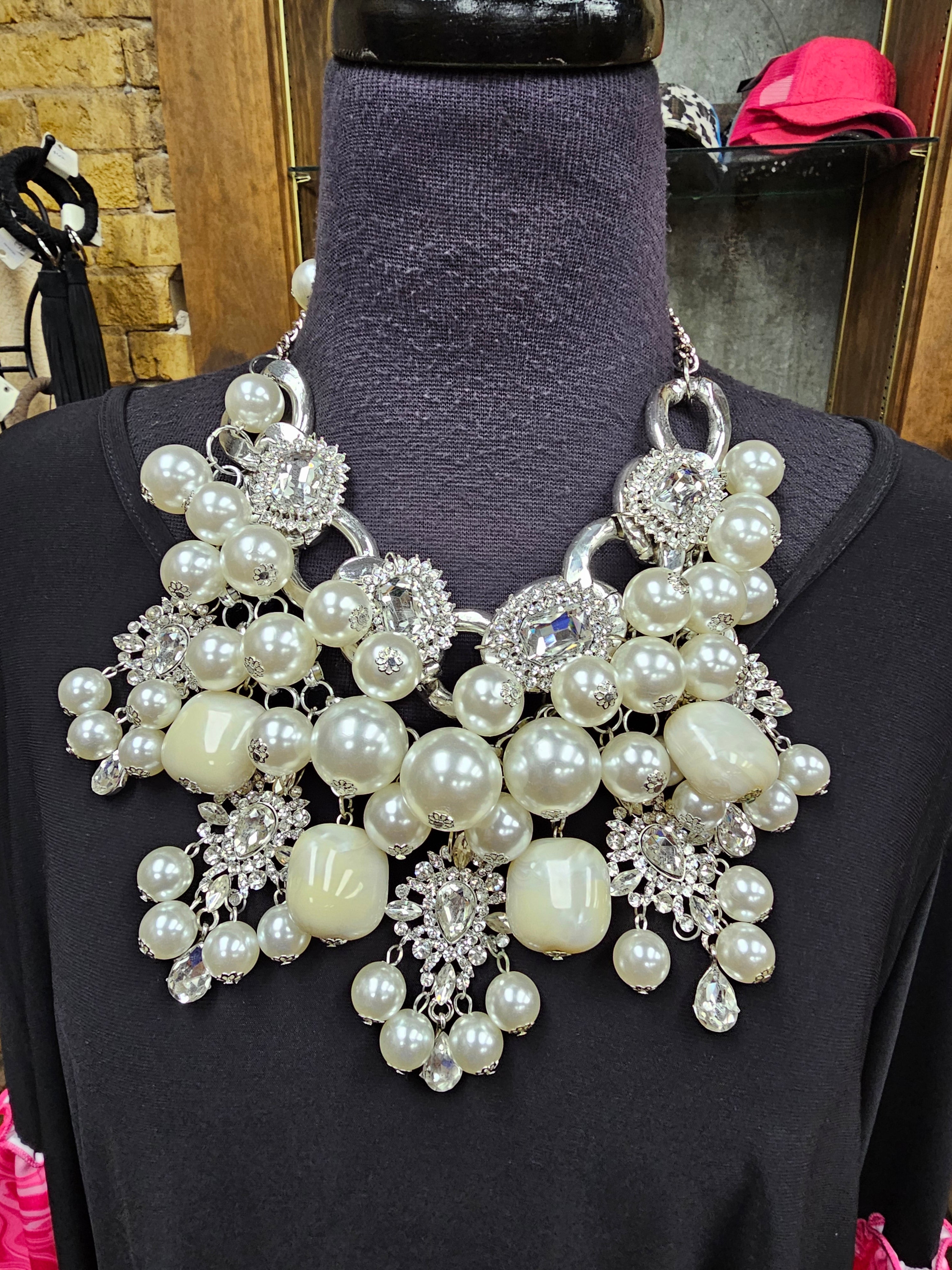 Baubles and Bling Statement Necklace